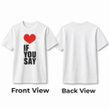 Enhypen If You Say T-Shirt, Enhypen lyrics inspired shirt, kpop concert outfit,Heart Graphic Tee