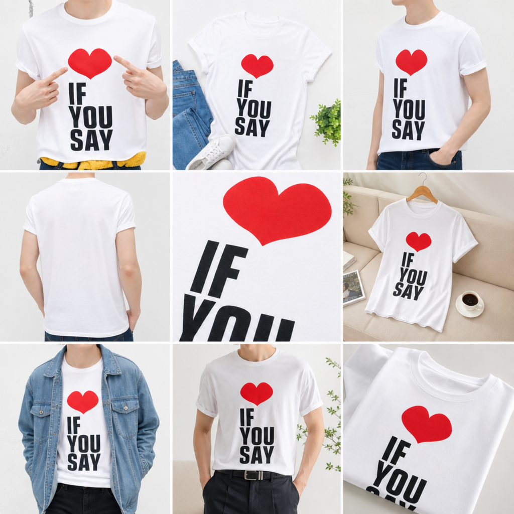 Enhypen If You Say T-Shirt, Enhypen lyrics inspired shirt, kpop concert outfit,Heart Graphic Tee